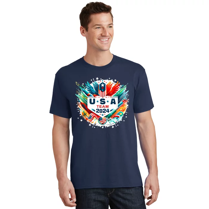 Usa 2024 Go United States Sport Usa Team 2024 Usa T-Shirt