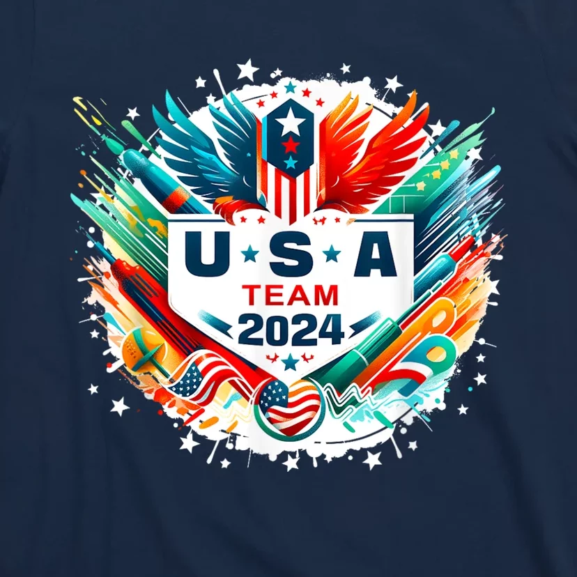 Usa 2024 Go United States Sport Usa Team 2024 Usa T-Shirt