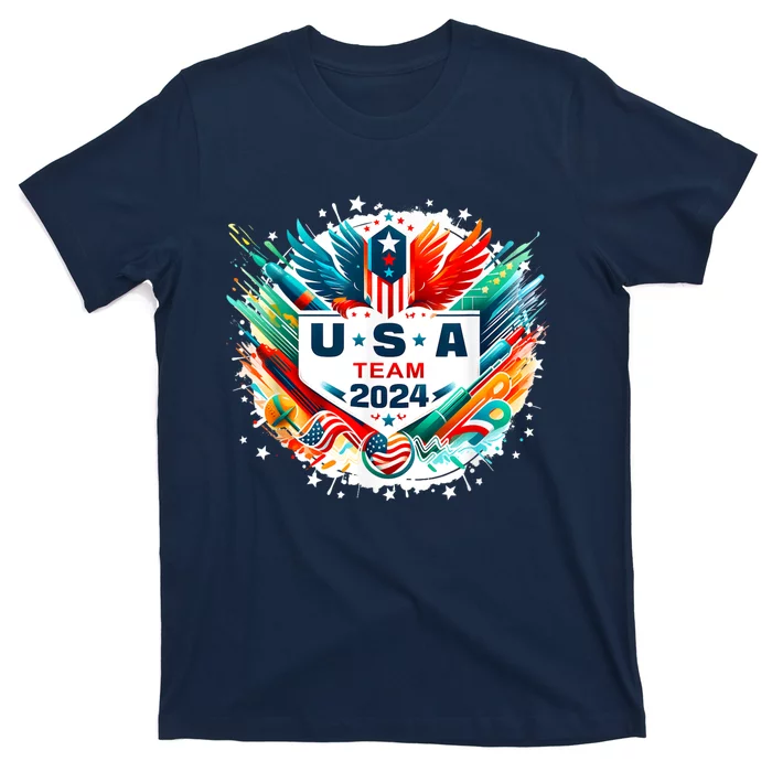 Usa 2024 Go United States Sport Usa Team 2024 Usa T-Shirt