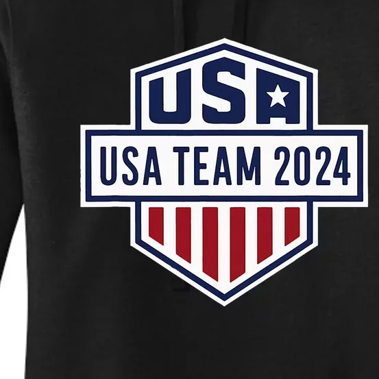 Usa 2024 Go Sport United States Sport Usa 2024 Team 2024 Women's Pullover Hoodie