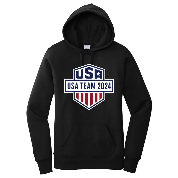 Usa 2024 Go Sport United States Sport Usa 2024 Team 2024 Women's Pullover Hoodie