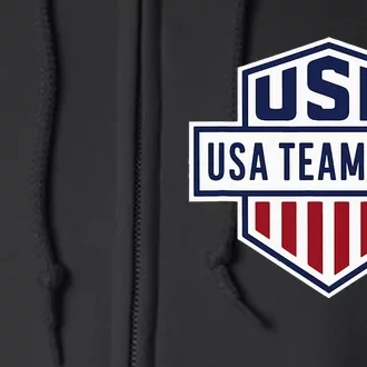 Usa 2024 Go Sport United States Sport Usa 2024 Team 2024 Full Zip Hoodie