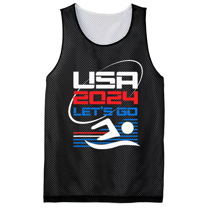 Usa 2024 Games United States Usa American 2024 Mesh Reversible Basketball Jersey Tank