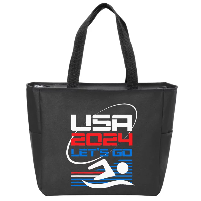 Usa 2024 Games United States Usa American 2024 Zip Tote Bag