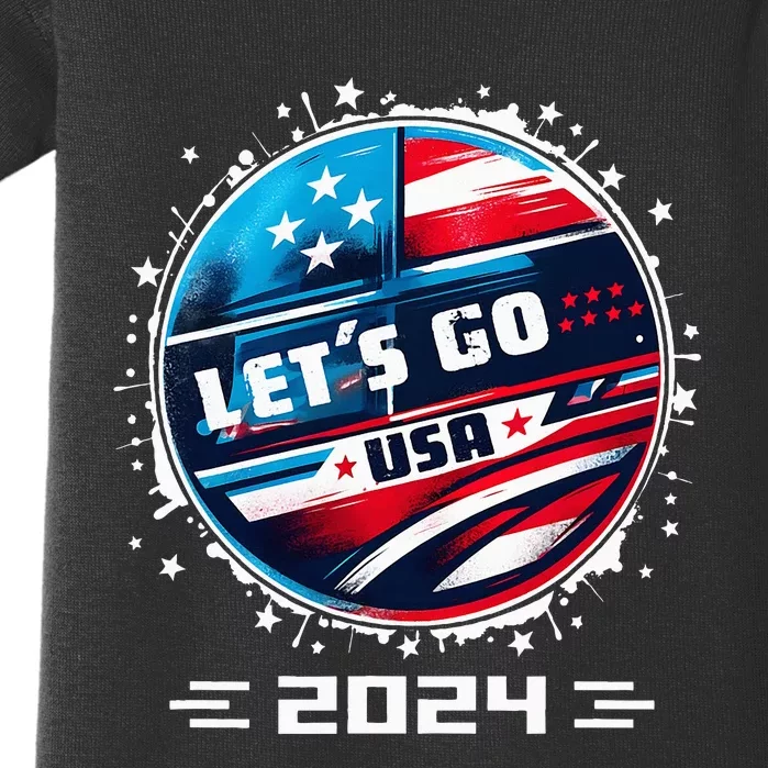 Usa 2024 Go United States Sport Usa Team 2024 Usa Baby Bodysuit