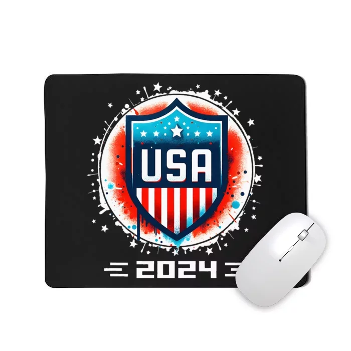 Usa 2024 Go United States Sport Usa Team 2024 Mousepad