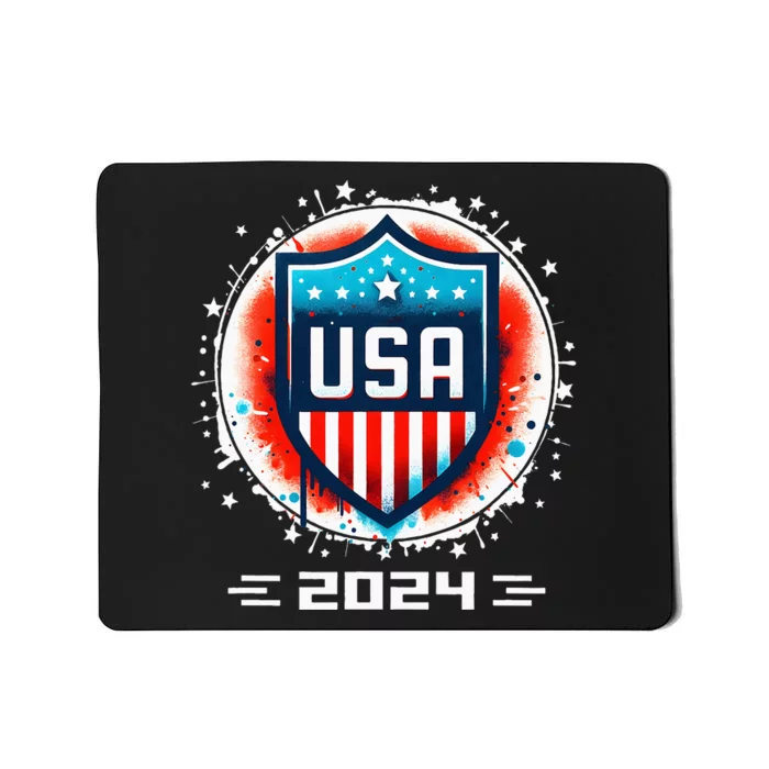 Usa 2024 Go United States Sport Usa Team 2024 Mousepad