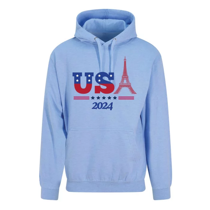 Usa 2024 Paris Sport Games Unisex Surf Hoodie