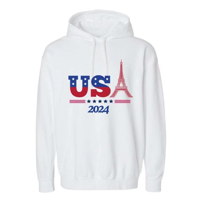 Usa 2024 Paris Sport Games Garment-Dyed Fleece Hoodie