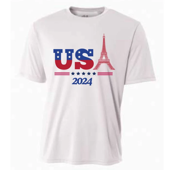 Usa 2024 Paris Sport Games Cooling Performance Crew T-Shirt