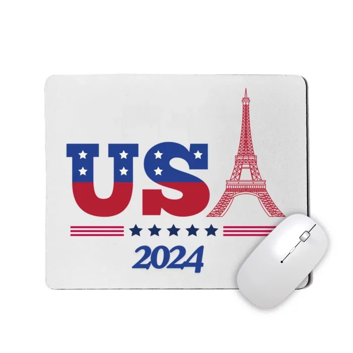 Usa 2024 Paris Sport Games Mousepad