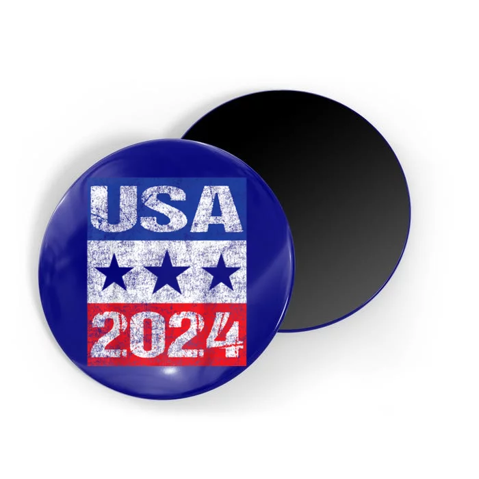 Usa 2024 Patriotic 4th Of July Or New Year Celebration Magnet