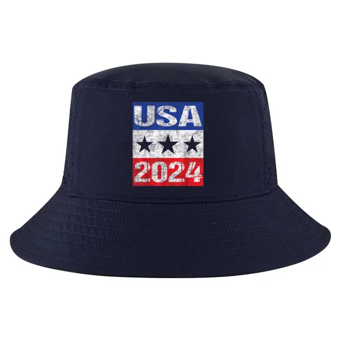 Usa 2024 Patriotic 4th Of July Or New Year Celebration Cool Comfort Performance Bucket Hat