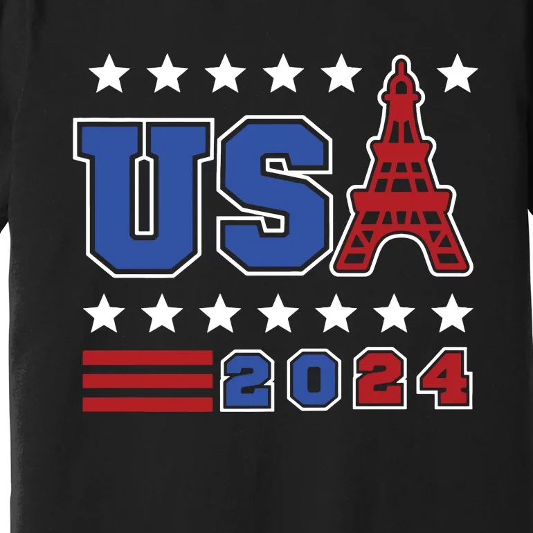 Usa 2024 Paris Sports Games Premium T-Shirt