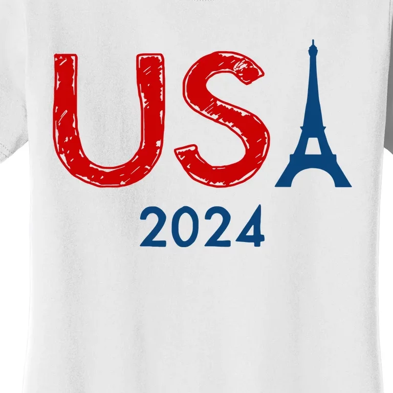 Usa 2024 Paris United States Sport Usa Team 2024 Women's T-Shirt