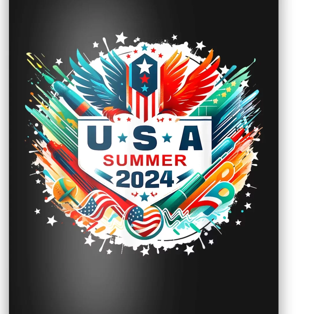 Usa 2024 Summer Games United States 2024 Usa Poster