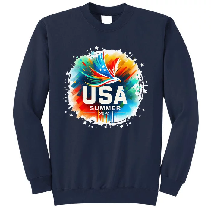 Usa 2024 Summer Games United States 2024 Usa Tall Sweatshirt