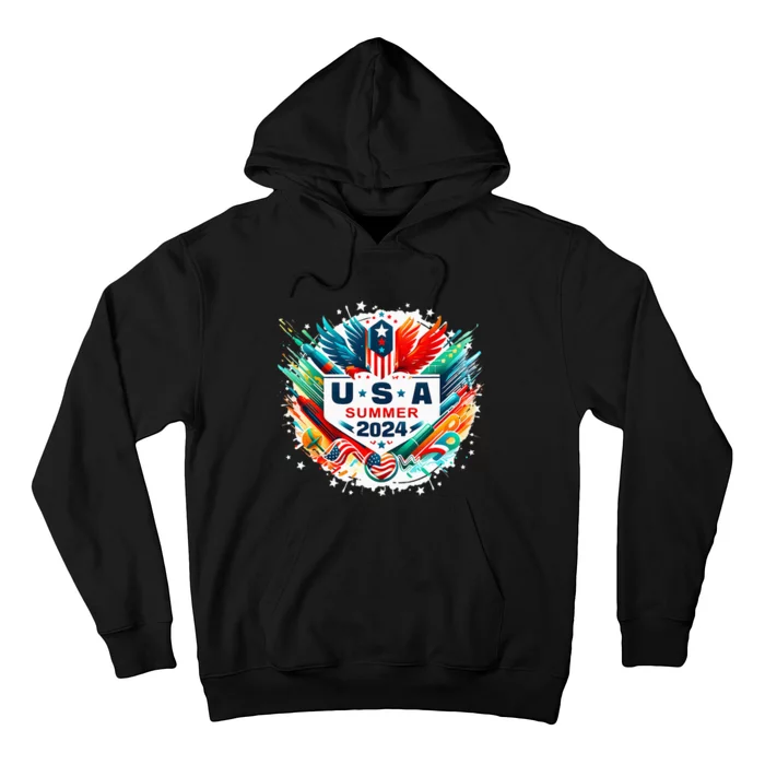 Usa 2024 Summer Games United States 2024 Usa Hoodie