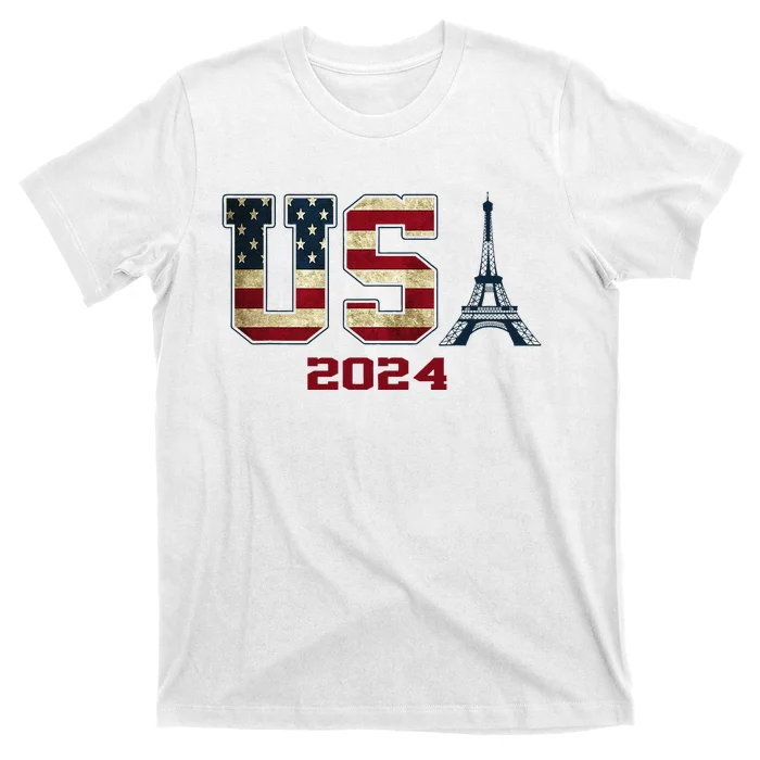 Usa 2024 United States Sport Us American Flag Team 2024 T-Shirt