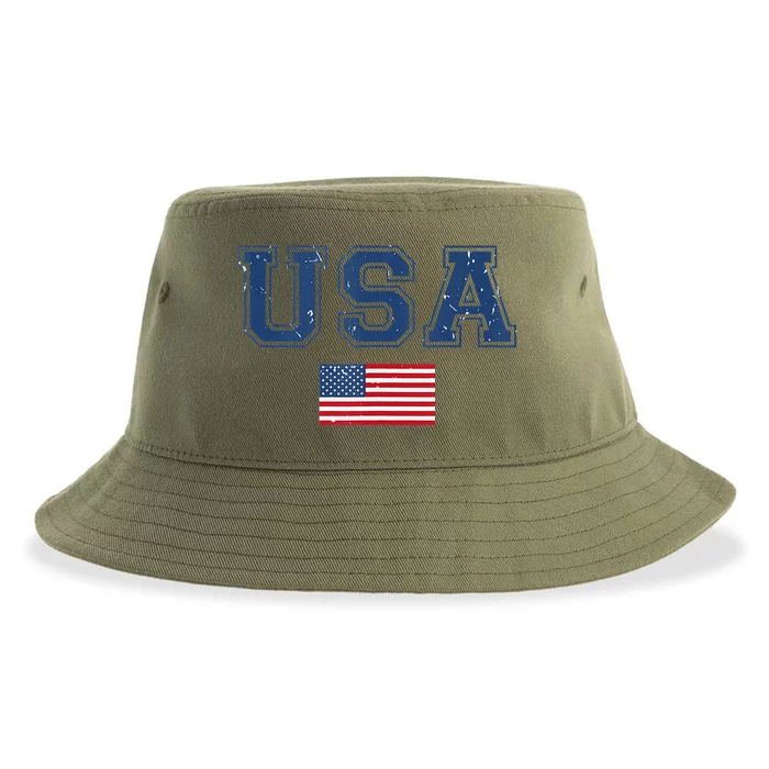 Usa 2024 United States Sport Usa Team 2024 Us Sustainable Bucket Hat