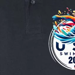 Usa 2024 United States American Sport 2024 Swimming Softstyle Adult Sport Polo