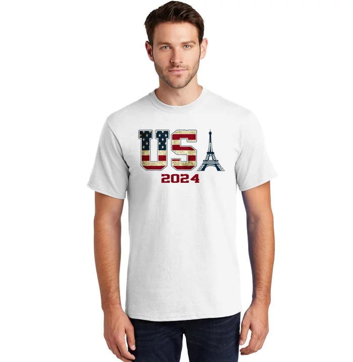 Usa 2024 United States Sport Us American Flag Team 2024 Tall T-Shirt