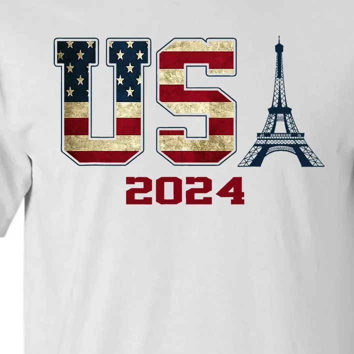 Usa 2024 United States Sport Us American Flag Team 2024 Tall T-Shirt