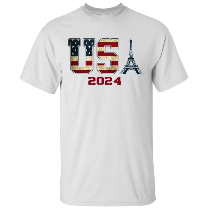 Usa 2024 United States Sport Us American Flag Team 2024 Tall T-Shirt