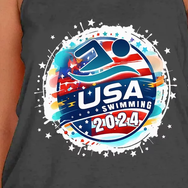 Usa 2024 United States American Sport 2024 Women's Knotted Racerback Tank