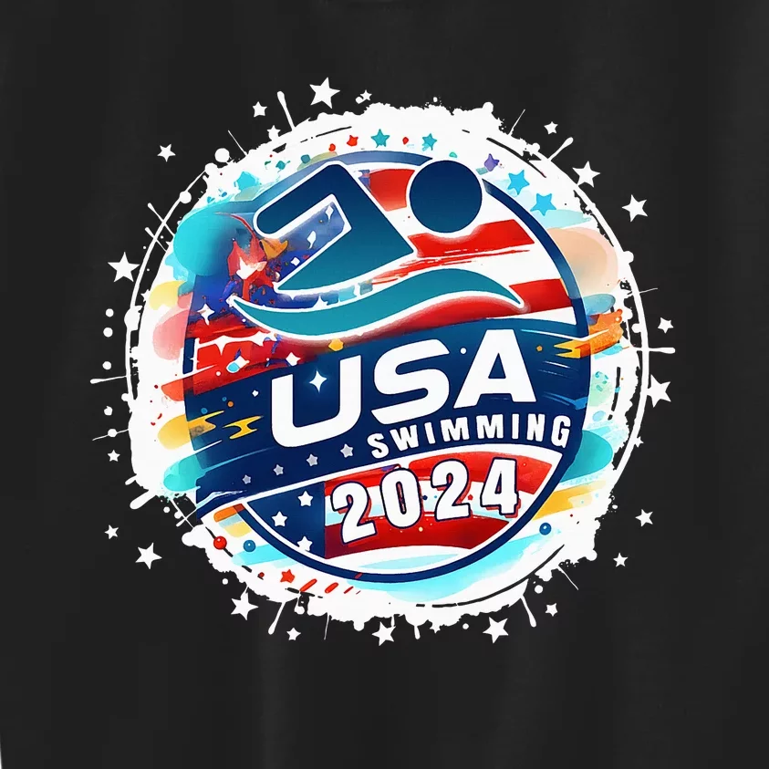 Usa 2024 United States American Sport 2024 Kids Sweatshirt