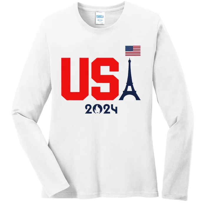 Usa 2024 United States Summer Sport Usa Team 2024 Us Ladies Long Sleeve Shirt