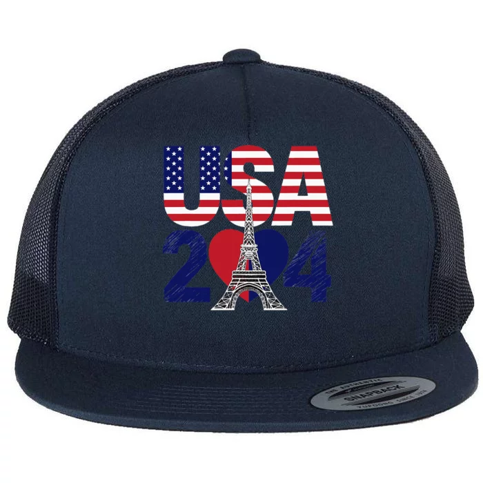 Usa 2024 United States Summer Sport Usa Team 2024 Flat Bill Trucker Hat