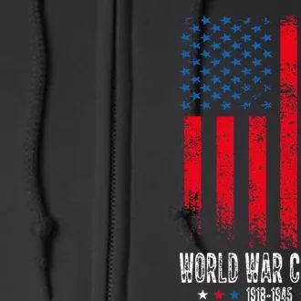 Undefeated 2Time World War Champs Patriotic 4th Of July Full Zip Hoodie