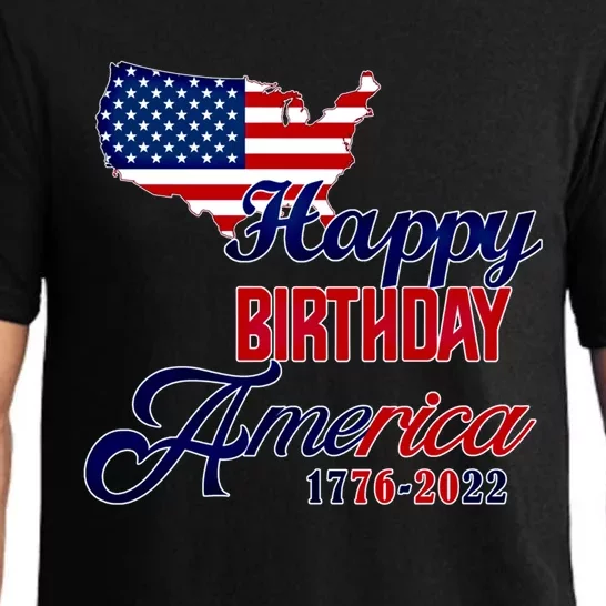 Usa 4th July Gift Happy Birthday America Gift Commemorative Cute Gift Pajama Set