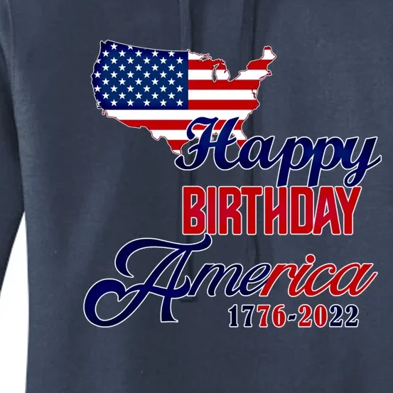 Usa 4th July Gift Happy Birthday America Gift Commemorative Gift Women's Pullover Hoodie