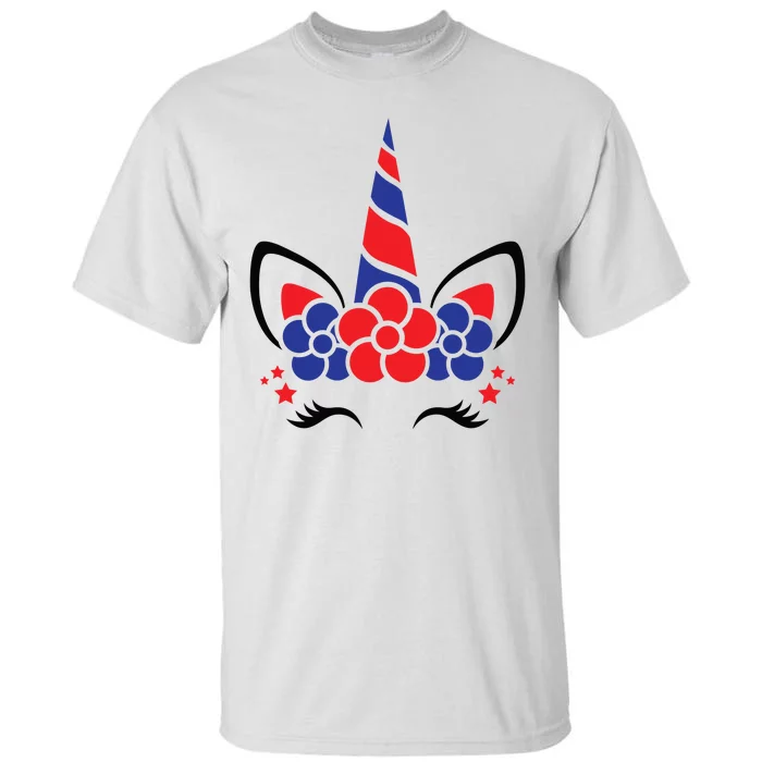 Unicorn 4th Of July Tall T-Shirt