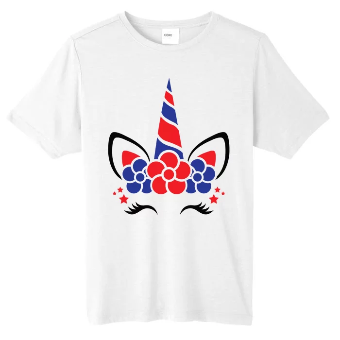 Unicorn 4th Of July ChromaSoft Performance T-Shirt