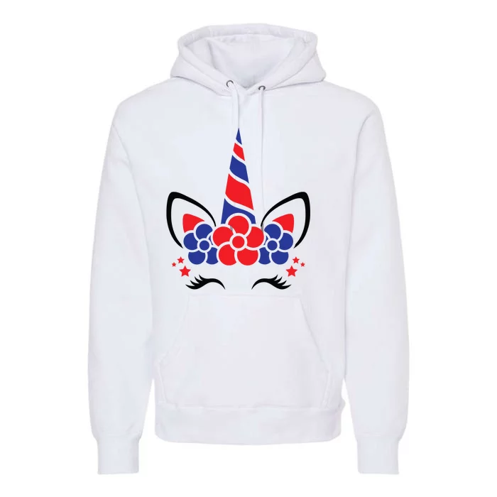 Unicorn 4th Of July Premium Hoodie