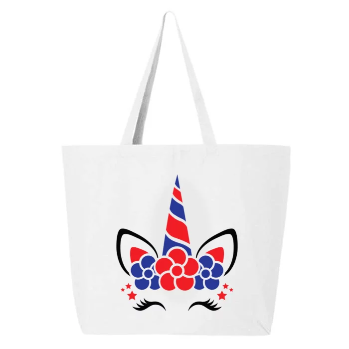 Unicorn 4th Of July 25L Jumbo Tote