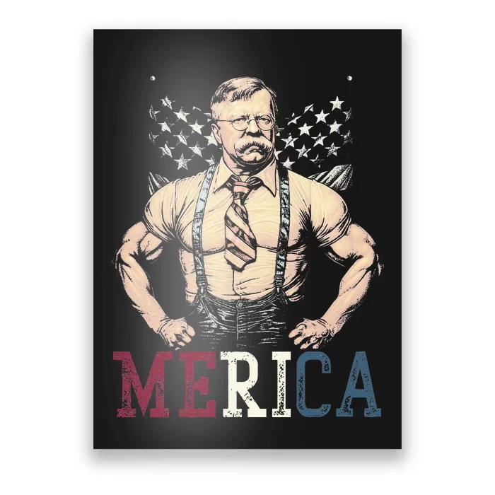 Usa 4th Of July Teddy Roosevelt Poster