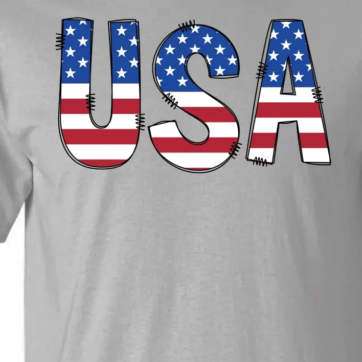 Usa 4th Of July Independce Day Tall T-Shirt