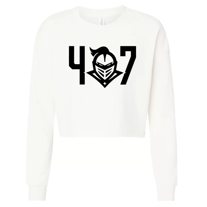 Ucf 407 Cropped Pullover Crew