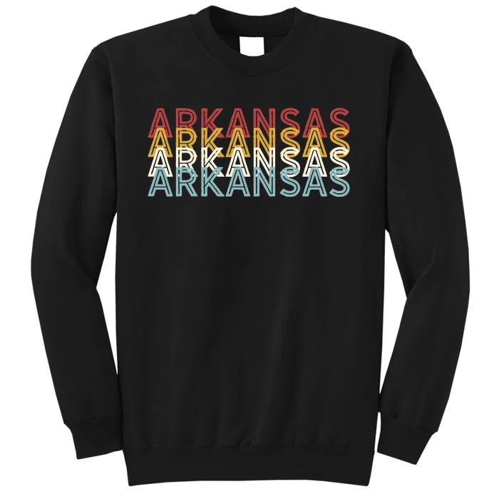 USA 70's State Retro Vintage Arkansas Tall Sweatshirt