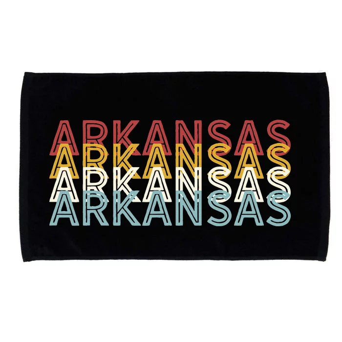 USA 70's State Retro Vintage Arkansas Microfiber Hand Towel