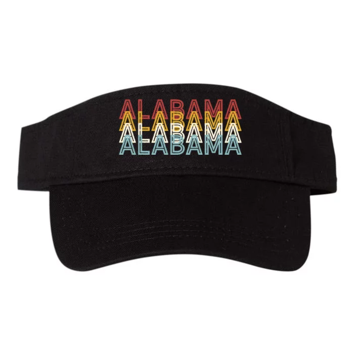 Usa 70S State Retro Vintage Alabama Valucap Bio-Washed Visor