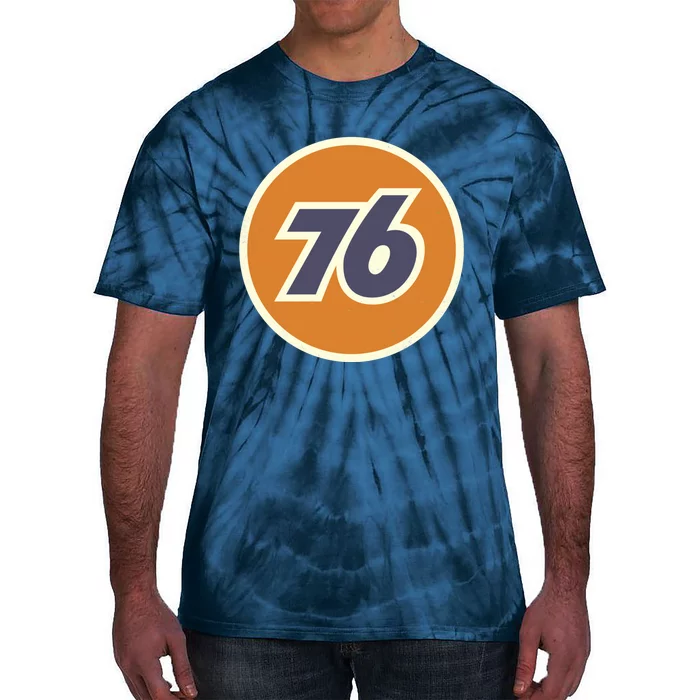 Union 76 Vintage Oil Station Racing Tie-Dye T-Shirt