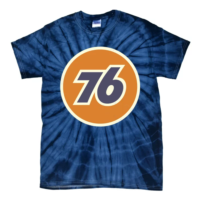 Union 76 Vintage Oil Station Racing Tie-Dye T-Shirt