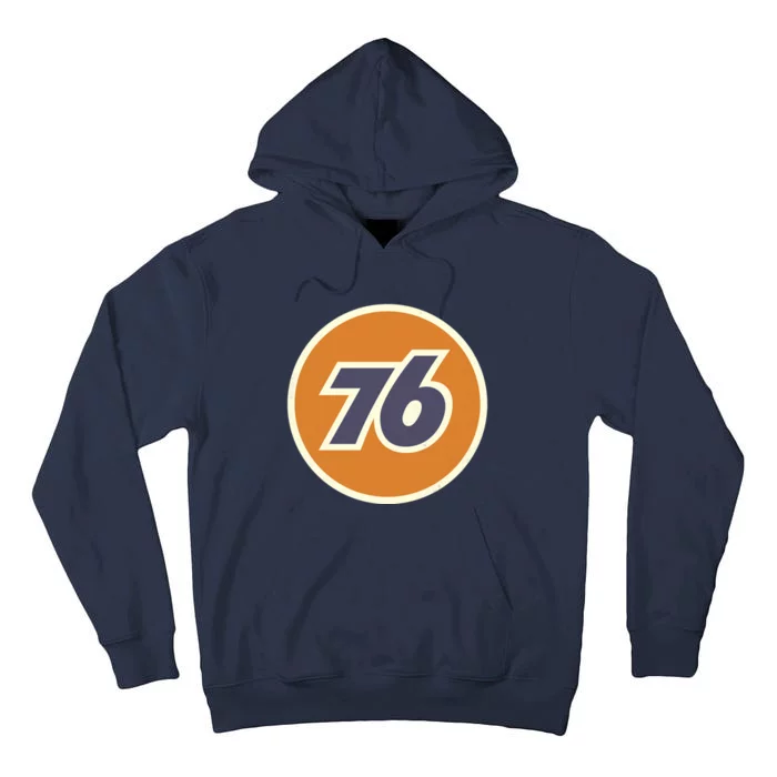 Union 76 Vintage Oil Station Racing Tall Hoodie