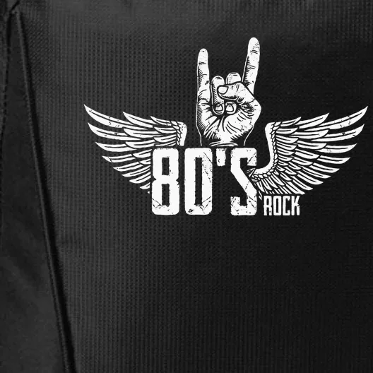 Usa 80 S Style Rock Concert Poster 80s Rock Band City Backpack