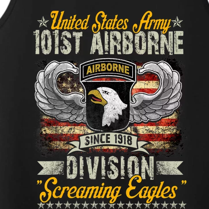 U.S Army 101St Airborne Division Veteran Veterans Day Performance Tank